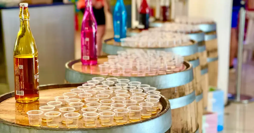 Toppers Rhum Distillery in St. Maarten showcasing rum production, tasting experiences, and Caribbean flavors near Simpson Bay and Philipsburg