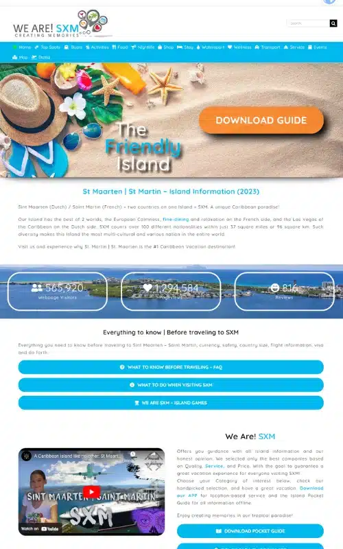 Things To Do in St Martin marketing graphic promoting curated island tours, boat trips, and must-do activities across St. Maarten and Saint Martin.