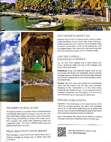 Snorkelers exploring clear turquoise waters in St. Maarten during a guided boat tour along the coast of Saint Martin.