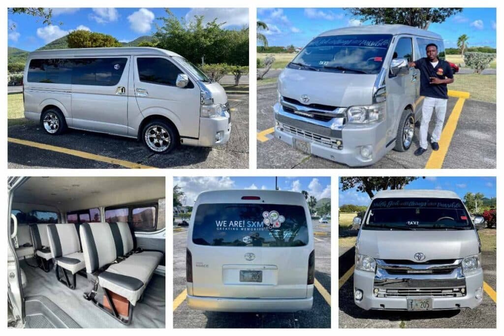 Jessy-Jackson-Gourdet-30-Taxi-205-Toyota-Hiace-14-Passenger-Van-Pimped-Soundsystem-Leather-Seats