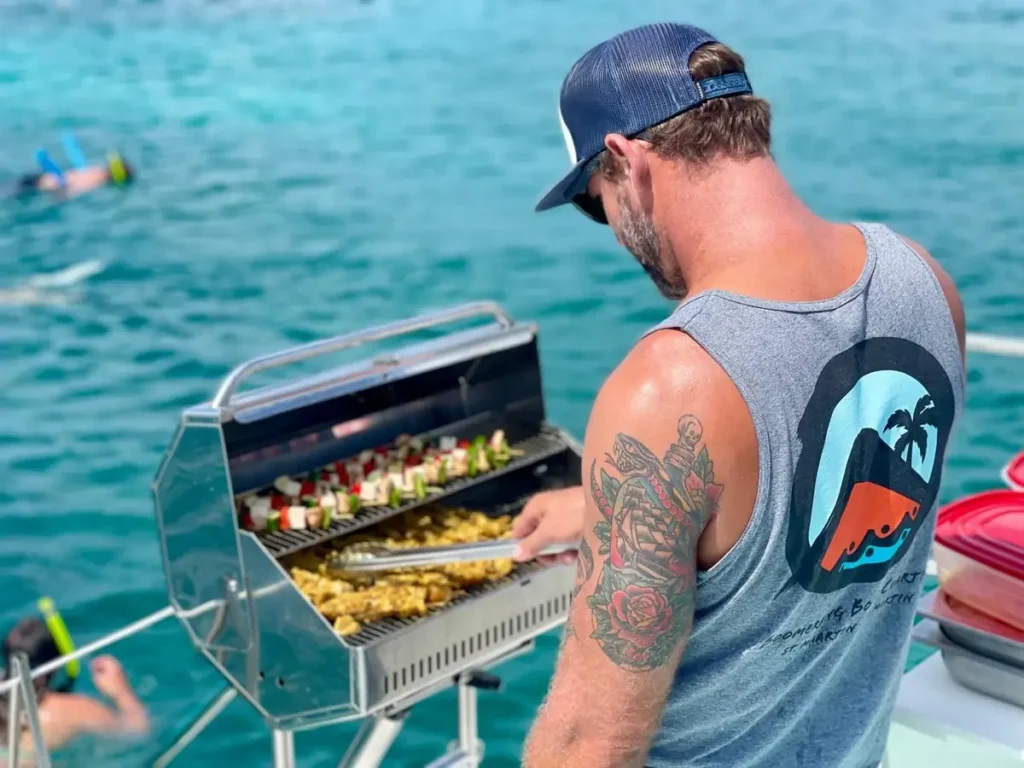 BBQ Grill Experience On Luxury Boat Charter