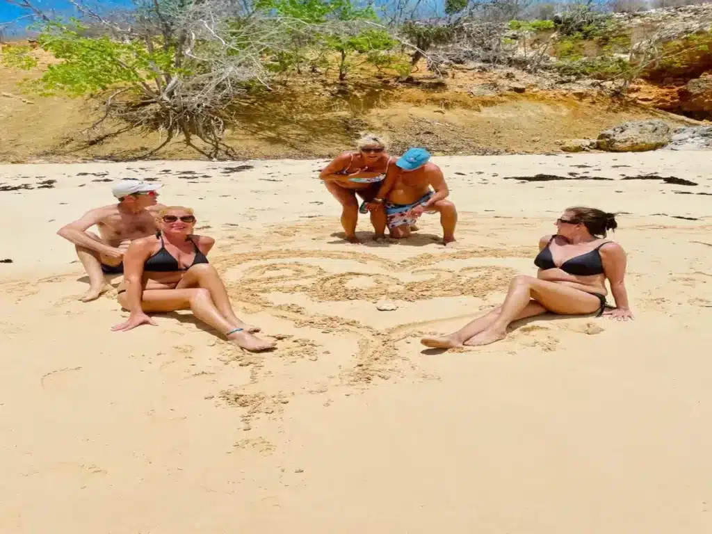 Family Beach Fun At Tintamarre