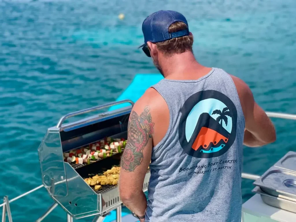 Gourmet BBQ Lunch On Private Boat Charter.