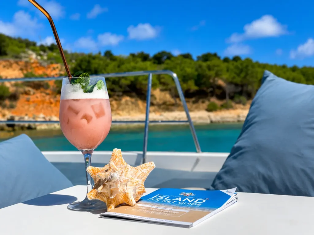Luxury Cocktail Tintamarre Private Boat Charter Experience