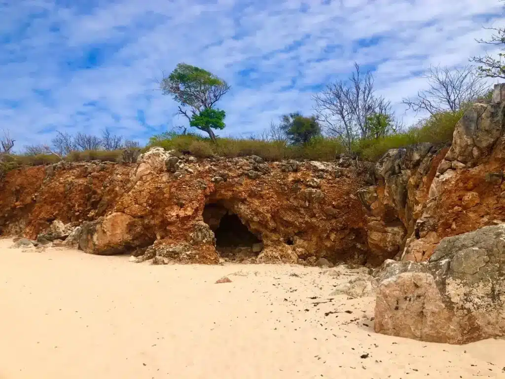 Tintamarre Island Rocky Beach Cliffs St Martin